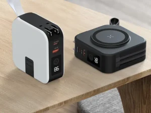 Five in one magnetic wireless power bank 22.5W portable power bank 10000mAh travel charger